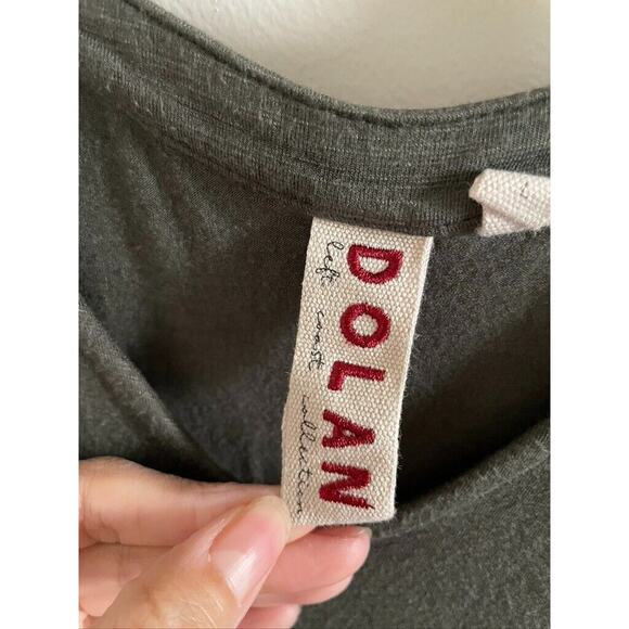 Anthropologie Asymmetrical Dress in Olive and Black - Picture 5 of 7